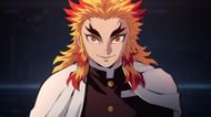 Kyojuro Rengoku, as seen in the anime (Image via Ufotable)